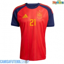 Camisa de time de futebol Espanha Mikel Oyarzabal #21 Replicas 1º Equipamento Mundo 2026 Manga Curta